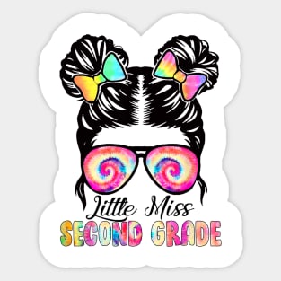 Little Miss Second Grade Back To School 2nd Grade Sticker